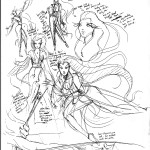 Main Characters - Kwai sketches