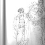 Main Characters - Paragon & Rocket sketch from sketchbook 1991